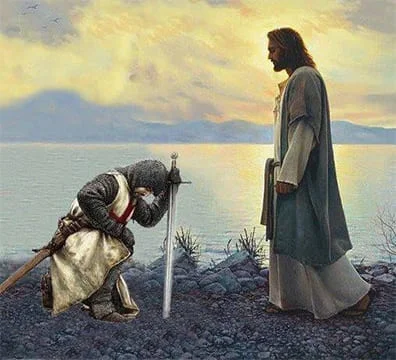 Templario frente a Jesús